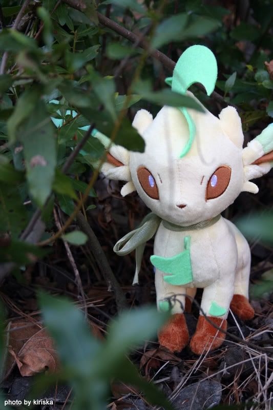 tomy leafeon plush